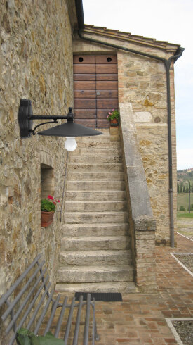 Wandleuchte Bari Nr. 4x212 | Toskana Außenleuchte mit Schirm von Surya.